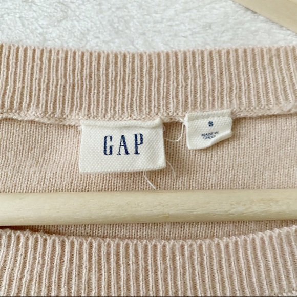 Gap Pale Pink Ruffles Front Sweater - Picture 7 of 11